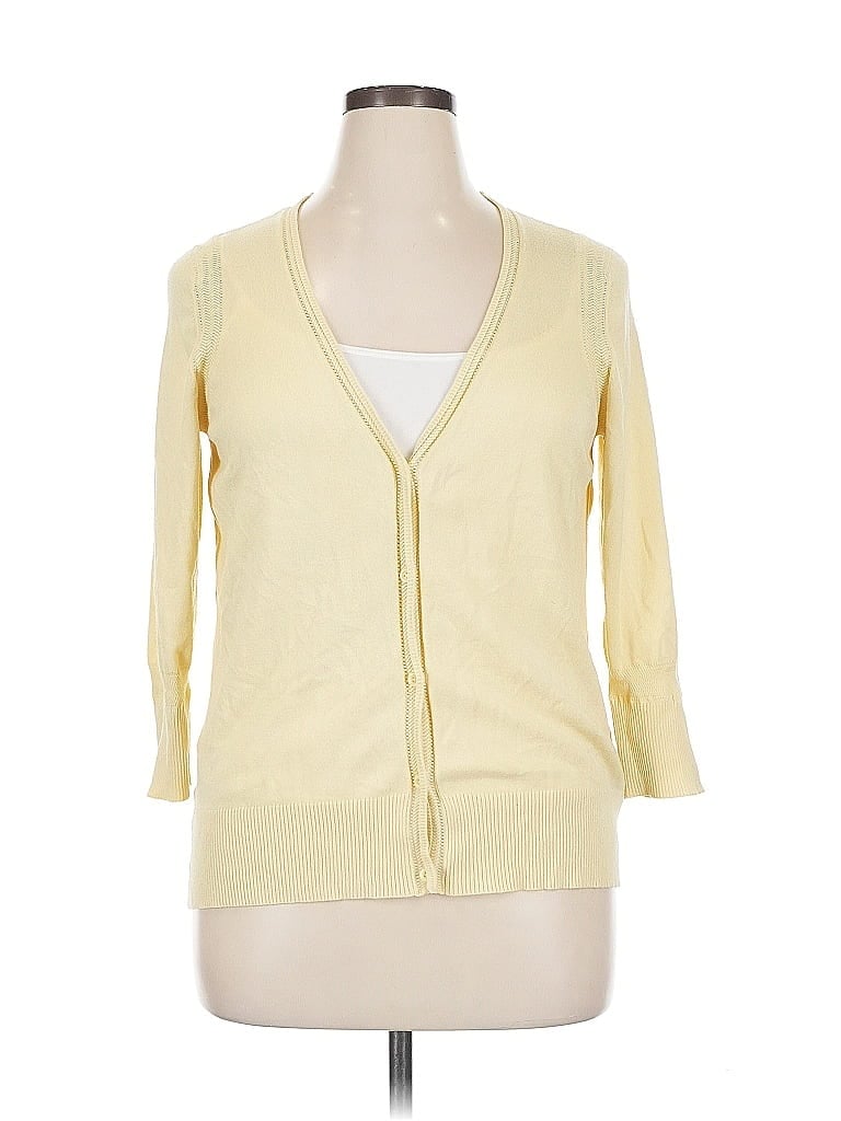 Click to view more detailed imagery on our partner's website Pre-owned Maurices Cardigan Sweater In Yellow