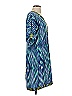 BCBGMAXAZRIA Print Blue Casual Dress Size S - photo 4