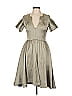 Tome Gray Gold Cocktail Dress Size 10 (estimated) - photo 1