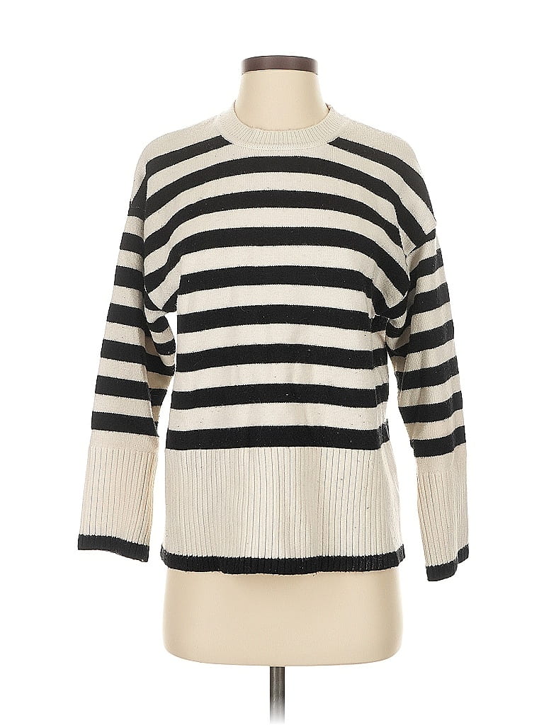 Pre-owned Industry Pullover Sweater In White