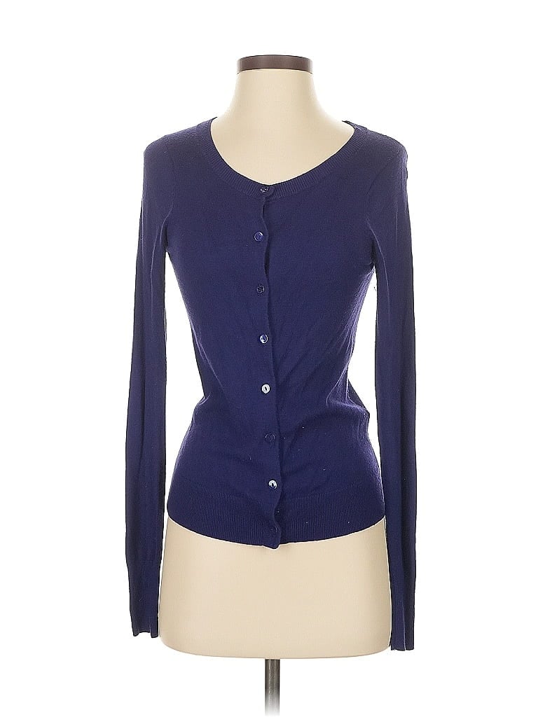 Pre-owned Express Cardigan Sweater In Purple