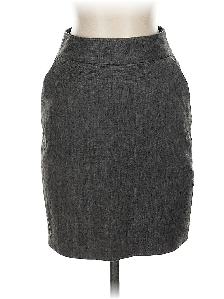 Pre-owned Banana Republic Factory Store Formal Skirt In Gray