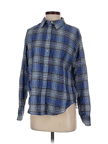 Elizabeth and James Long Sleeve Button-Down Shirt (view 1)
