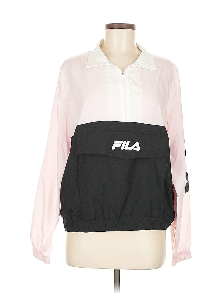 Click to view more detailed imagery on our partner's website Pre-owned Fila Windbreaker Jacket In Pink