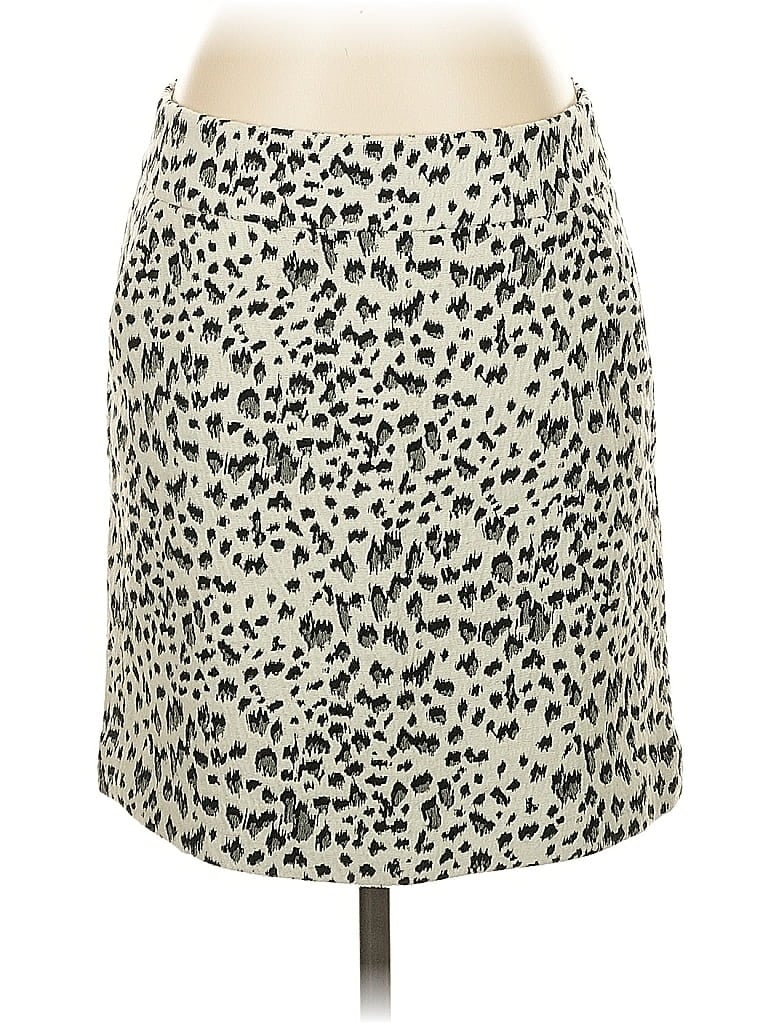 Pre-owned Ann Taylor Loft Casual Skirt In White