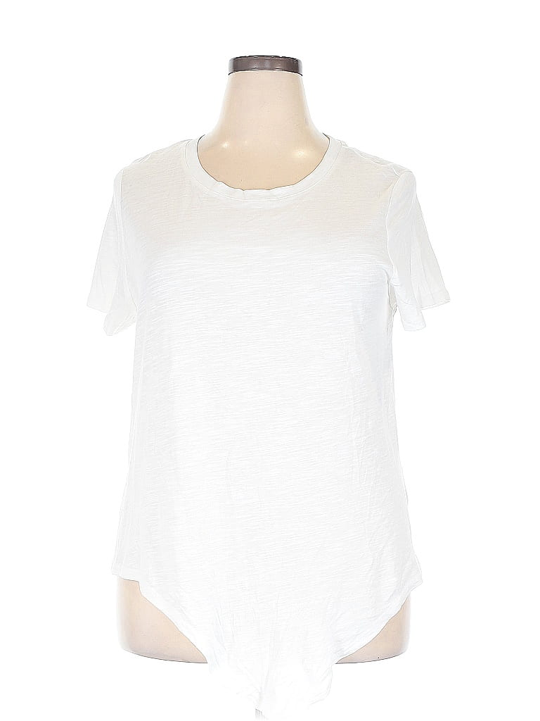 Pre-owned Social Standard By Sanctuary Short Sleeve T-shirt In White