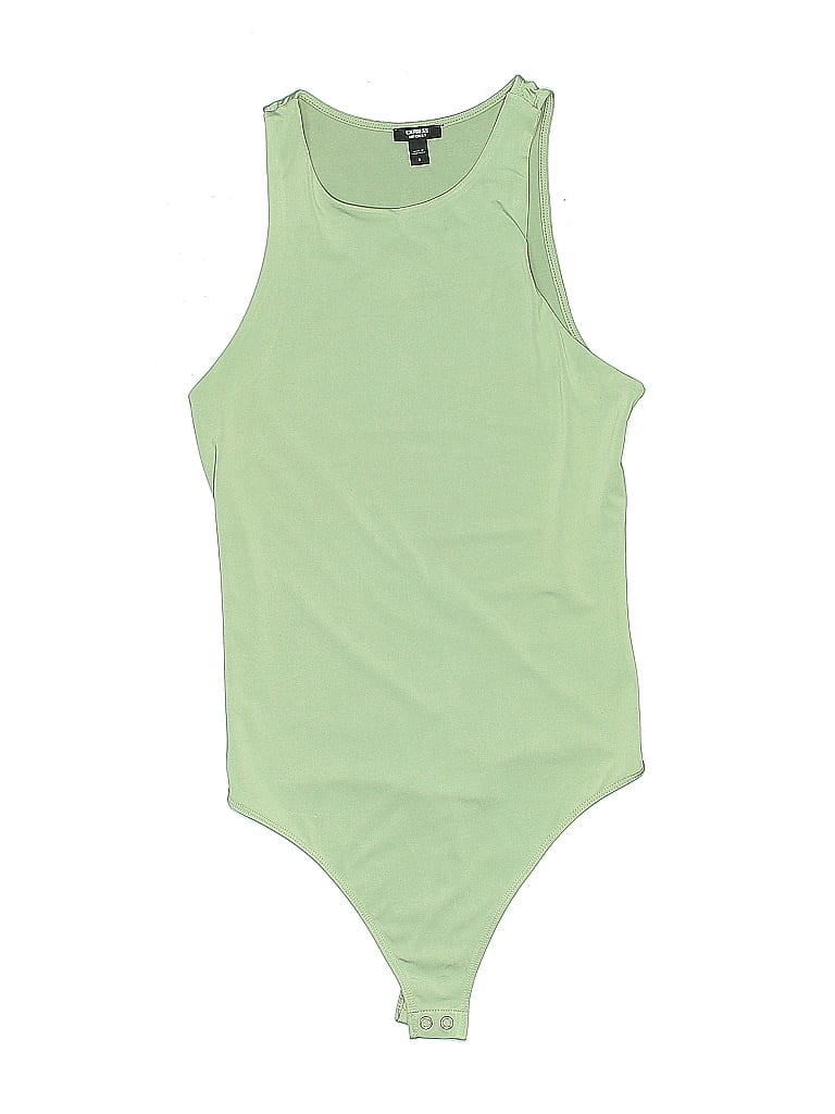 Pre-owned Express Bodysuit In Green