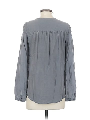 Comptoir des Cotonniers Long Sleeve Silk Top (view 2)
