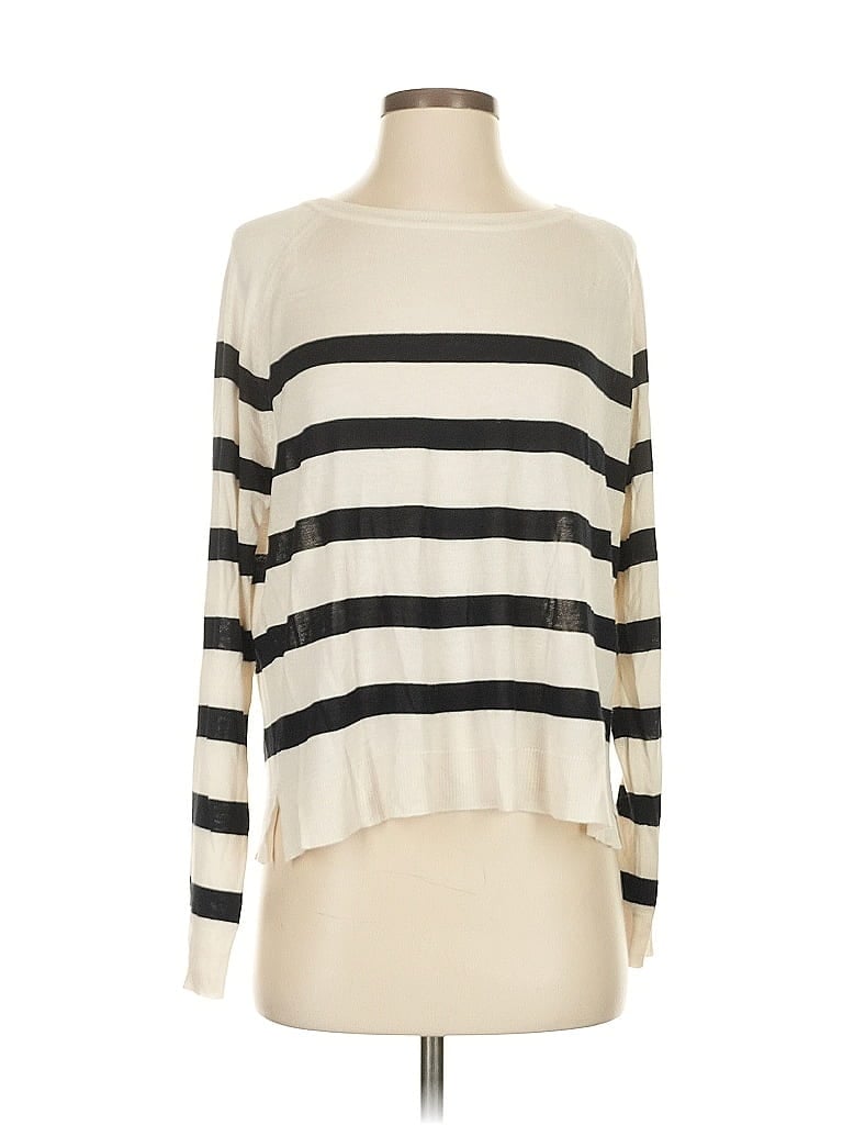 Pre-owned Zara Pullover Sweater In White