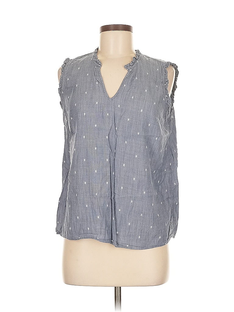 Pre-owned Old Navy Sleeveless Blouse In Gray