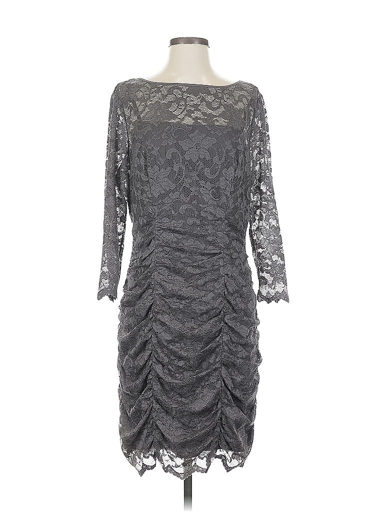 Click to view more detailed imagery on our partner's website Pre-owned Eliza J Cocktail Dress In Gray