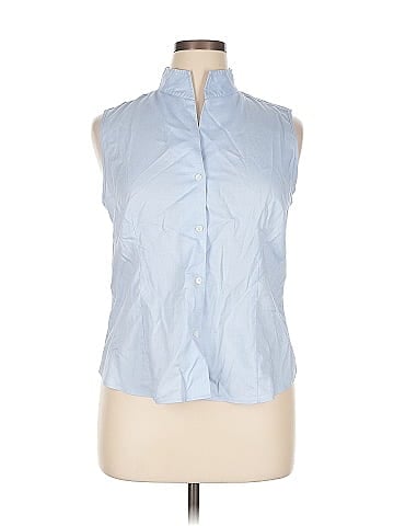 Jones New York Collection Sleeveless Button-Down Shirt (view 1)