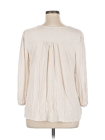 Ann Taylor LOFT Outlet 3/4 Sleeve Blouse (view 2)