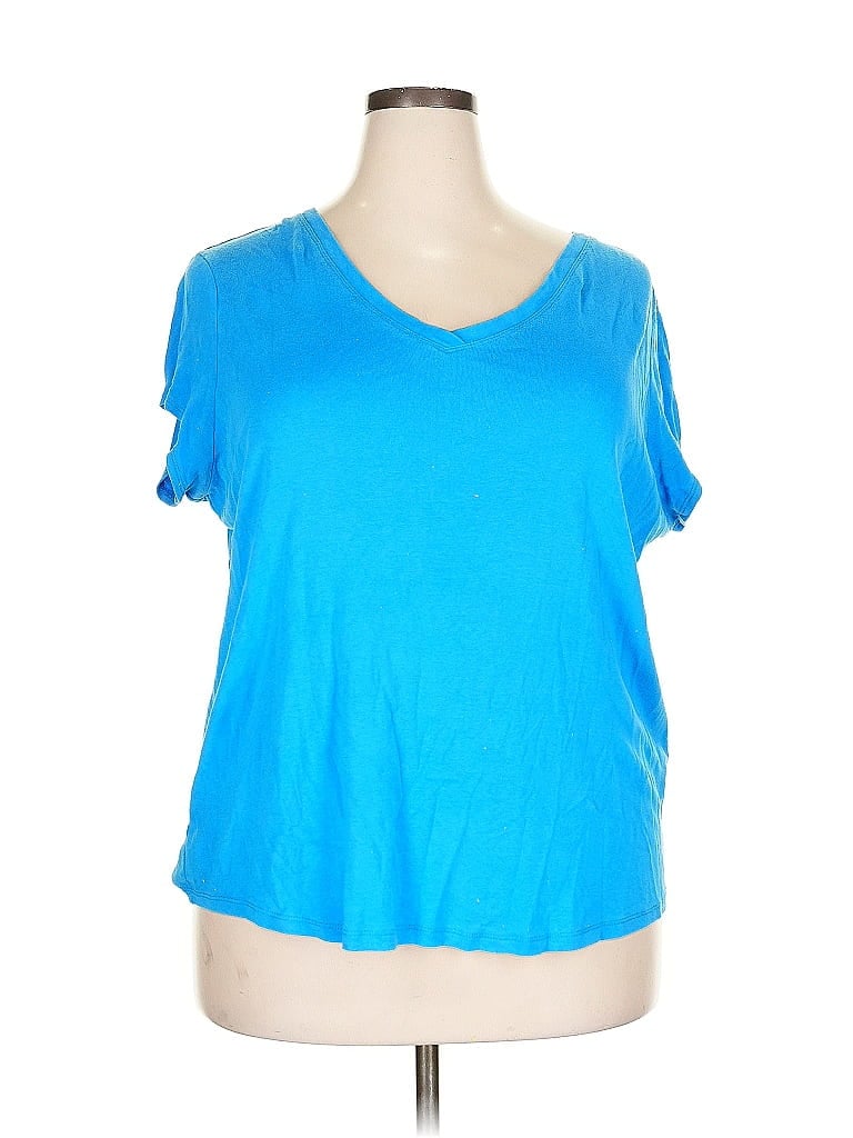 Pre-owned Sejour Short Sleeve T-shirt In Blue