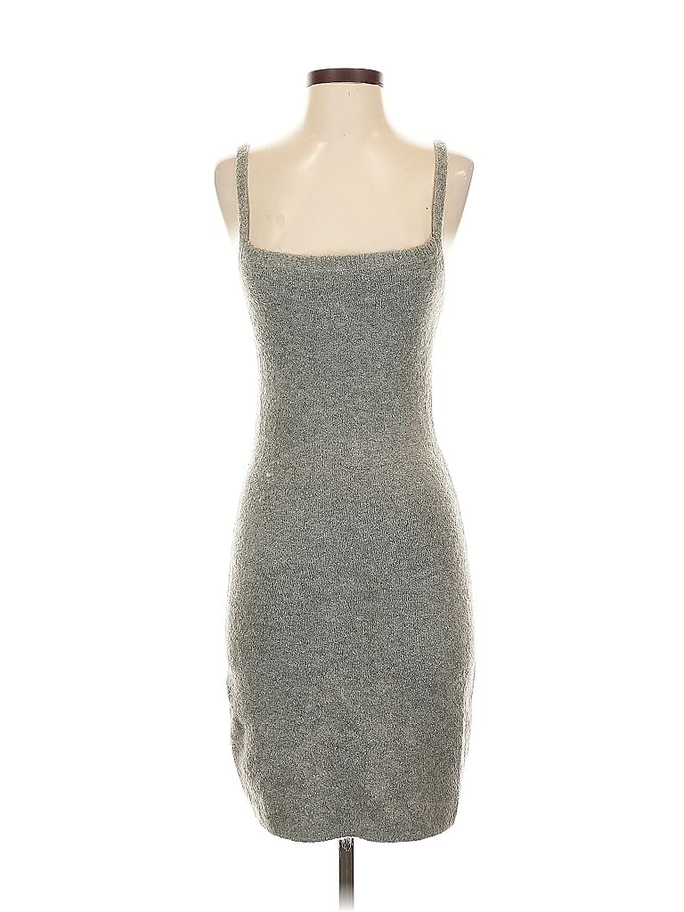 Zara Casual Dress In Gray
