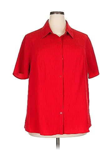 Cj Banks Short Sleeve Blouse (view 1)