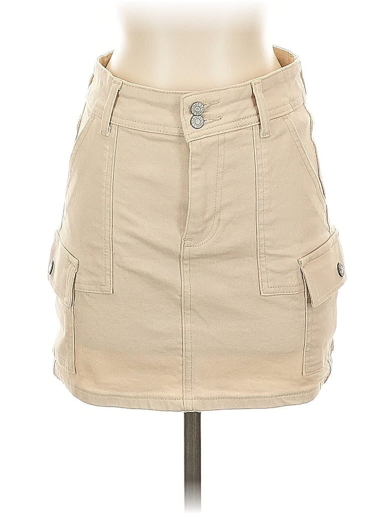 Pre-owned Guess Casual Skirt In Brown