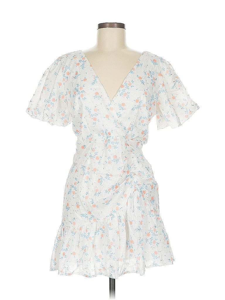Pre-owned Hello Molly Cocktail Dress In White