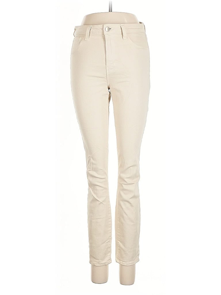 Pre-owned L'agence Casual Pants In White
