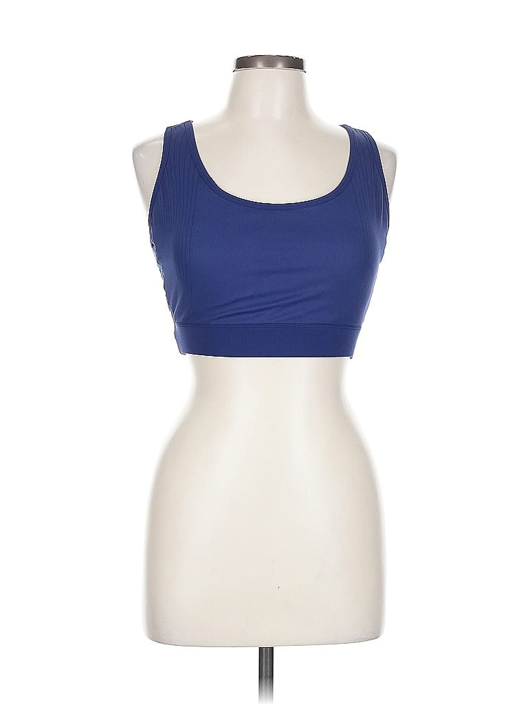 Pre-owned Just Strong Sports Bra In Blue
