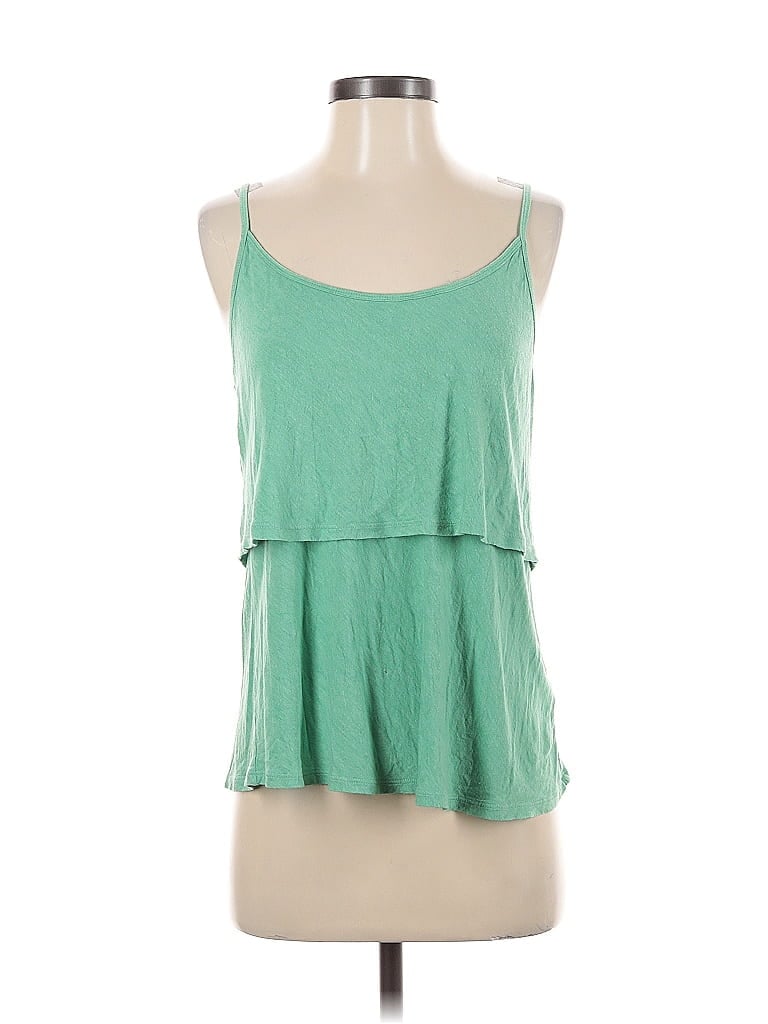 Click to view more detailed imagery on our partner's website Pre-owned Cabi Sleeveless Top Green Halter Neckline Tops