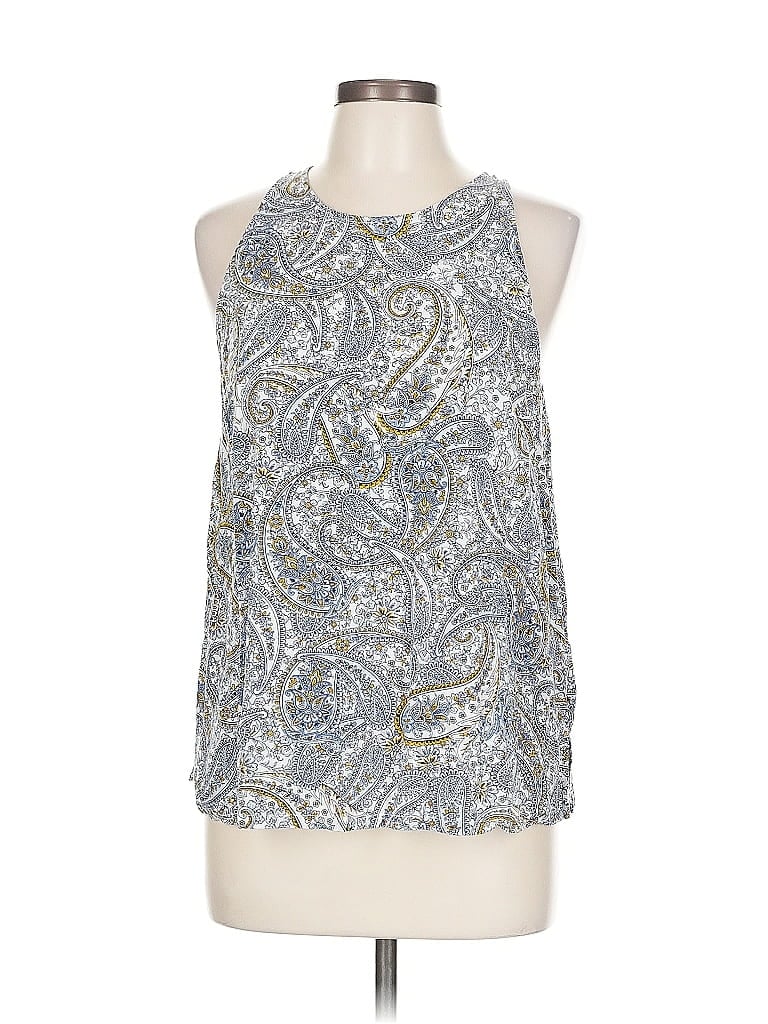 Pre-owned Old Navy Sleeveless Blouse In Silver