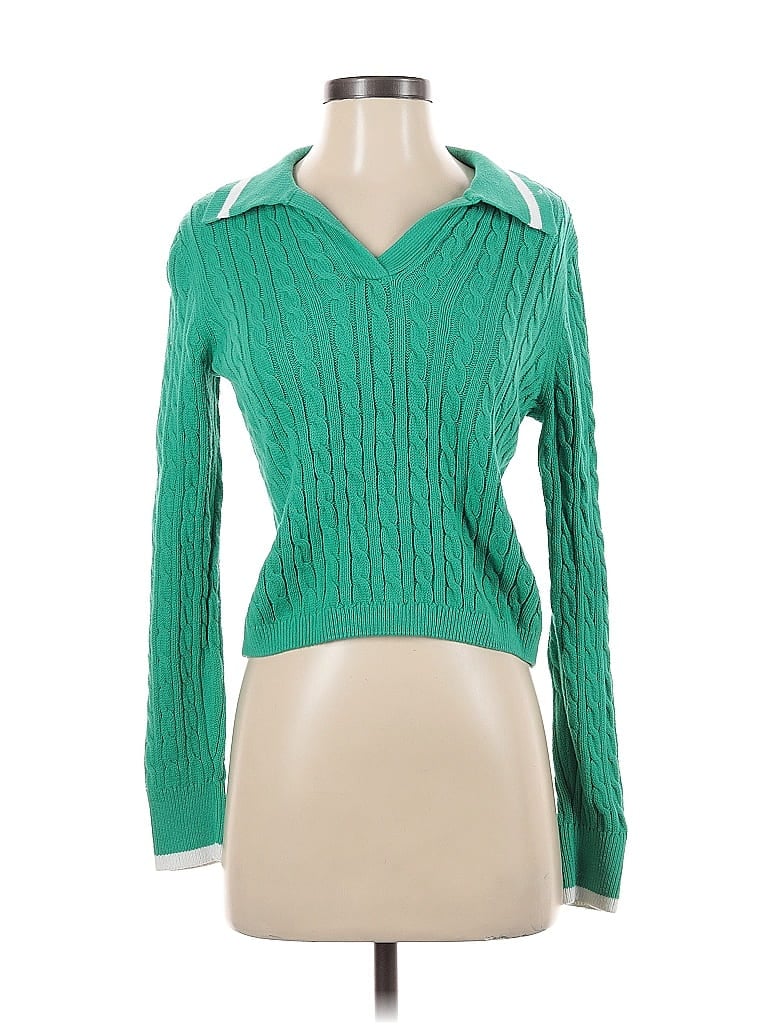 Click to view more detailed imagery on our partner's website Pre-owned Nicole Miller Pullover Sweater In Green