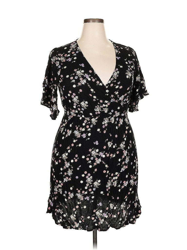 Pre-owned Rewind Casual Dress In Black