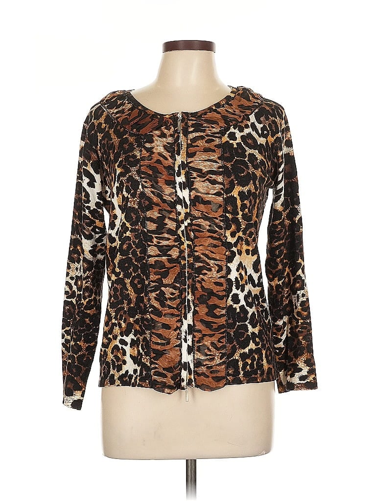 Pre-owned Pierri Cardigan Sweater In Brown