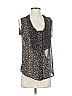 Reformed 100% Polyester Gray Sleeveless Blouse Size S - photo 1