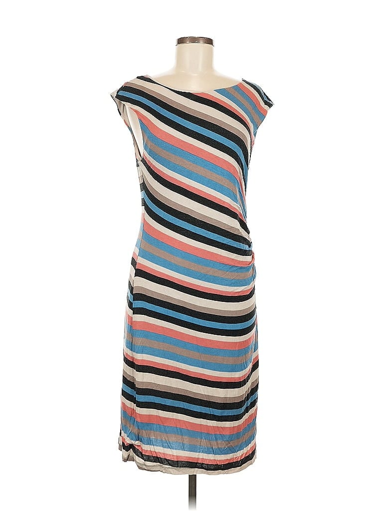 Pre-owned Ann Taylor Loft Outlet Casual Dress In Blue