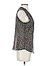 Reformed 100% Polyester Gray Sleeveless Blouse Size S - photo 4