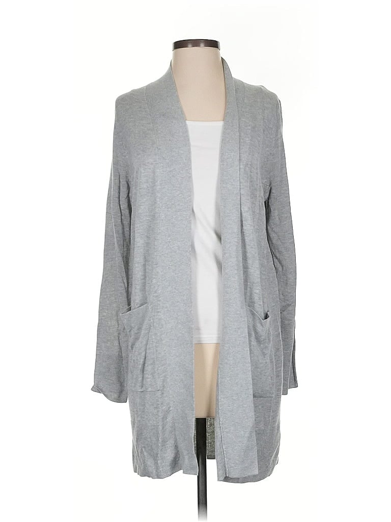 Pre-owned Banana Republic Factory Store Cardigan Sweater In Gray