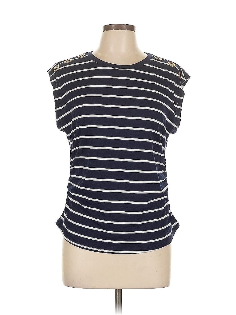 Pre-owned Cable & Gauge Sleeveless T-shirt In Blue