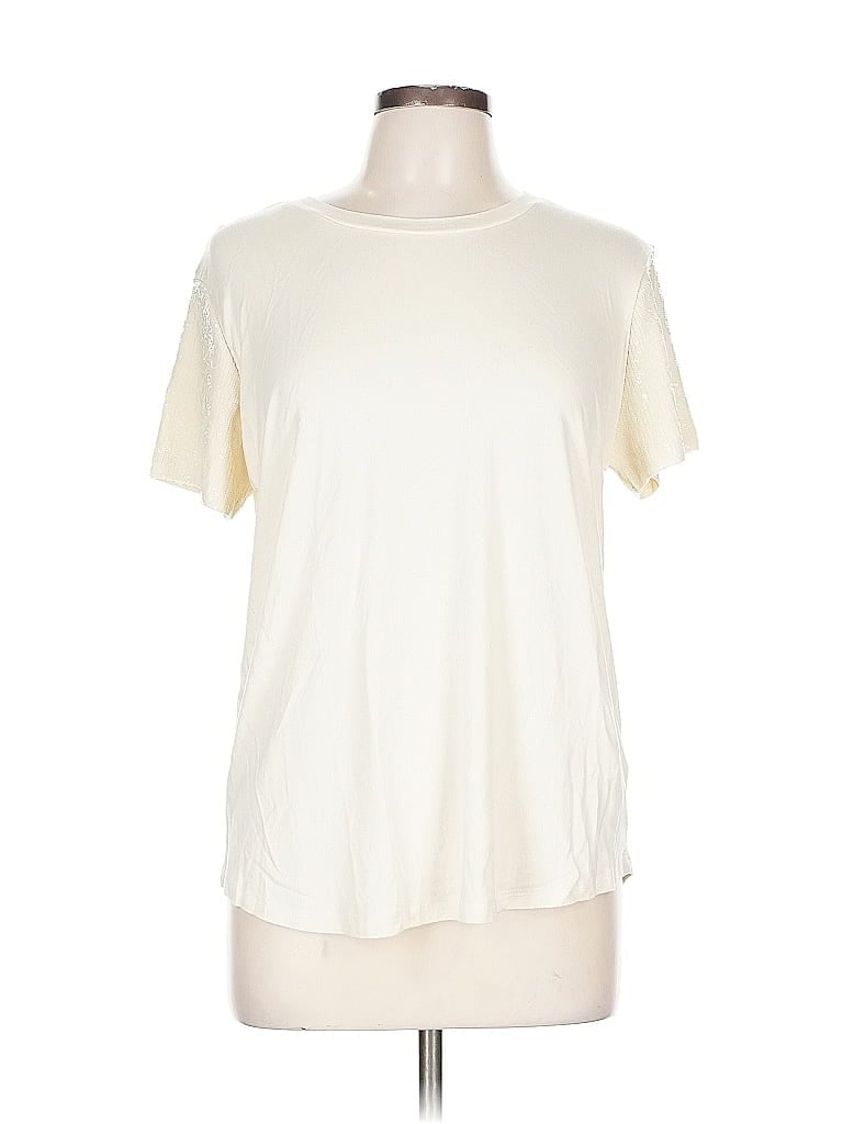 Pre-owned Polo Ralph Lauren Short Sleeve T-shirt In White