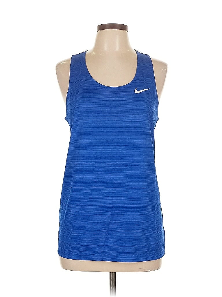 Pre-owned Nike Active Tank Top In Blue