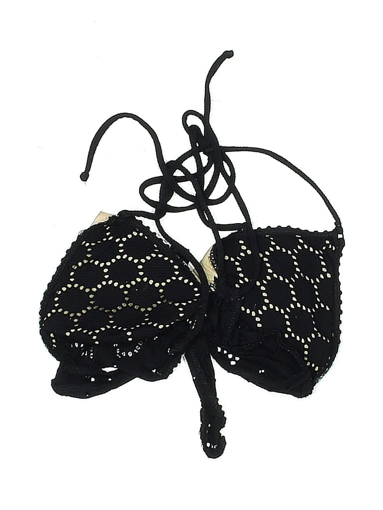 Click to view more detailed imagery on our partner's website Pre-owned Robin Piccone Swimsuit Top Black Swimwear