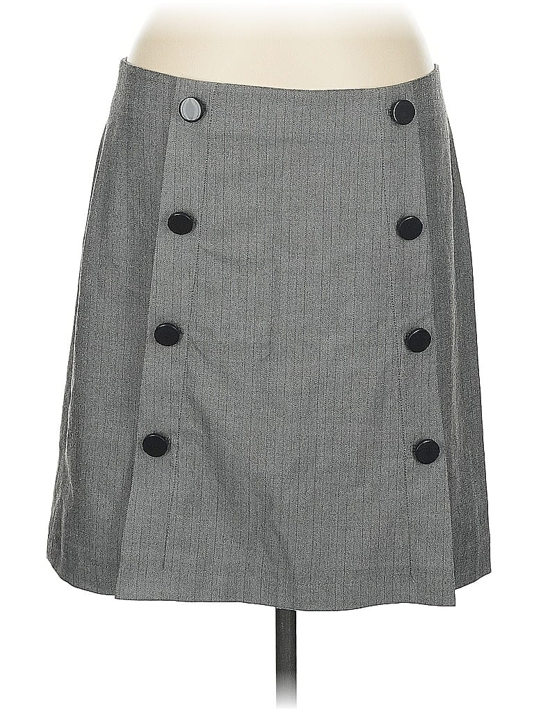 Pre-owned Ann Taylor Loft Outlet Casual Skirt In Gray