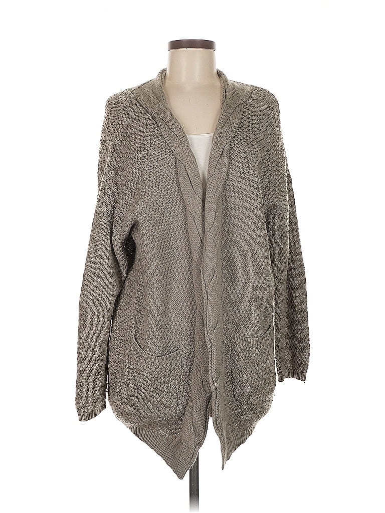 Pre-owned Unbranded Cardigan Sweater In Gray