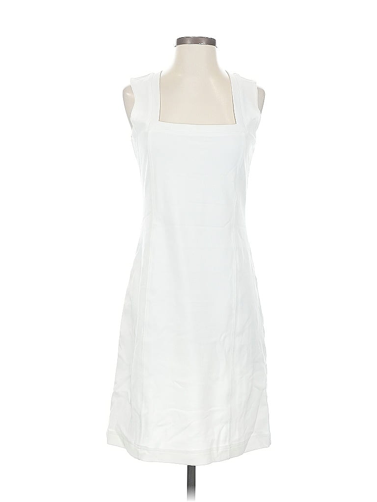 Pre-owned Boston Proper Casual Dress In White
