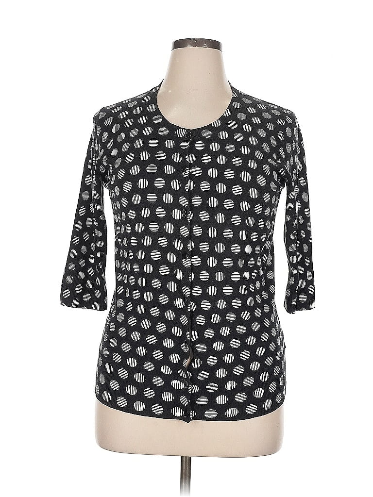 Pre-owned Unbranded Cardigan Sweater In Black