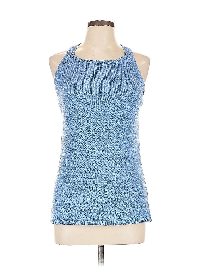 Pre-owned Massimo Dutti Sweater Vest In Blue