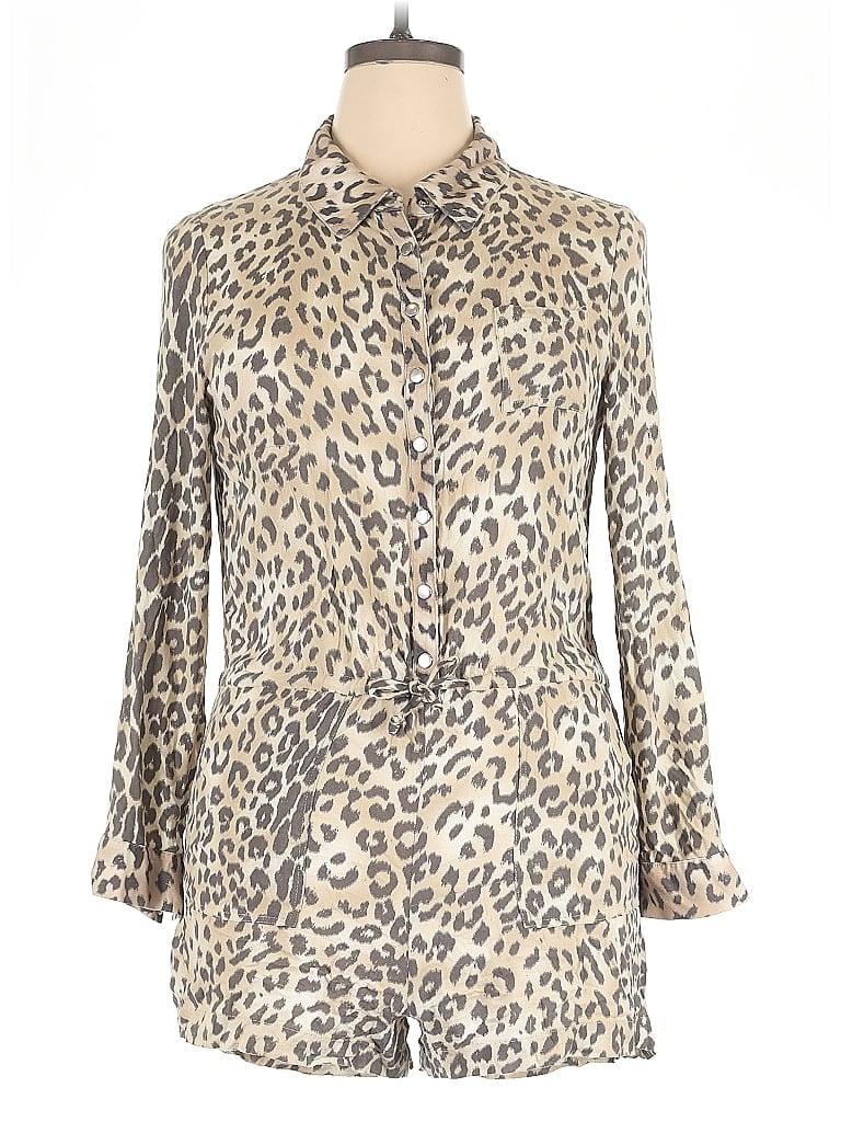 Pre-owned Chaser Romper In Brown