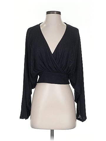 Blue Blush Long Sleeve Blouse (view 1)