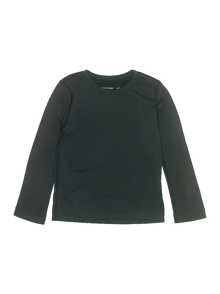 Pre-owned James Perse Kids' Rash Guard In Green