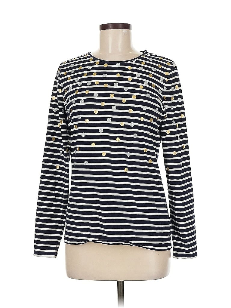 Pre-owned Talbots Long Sleeve T-shirt In Blue