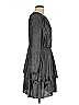 Derek Lam 100% Polyester Metallic Gray Black Cocktail Dress Size EU (IT) 44 / US 8 - photo 4