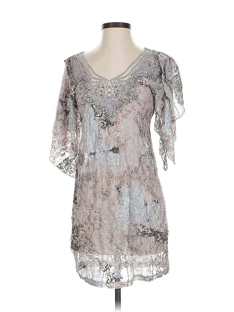 Pre-owned Soul Revival Cocktail Dress In Silver