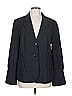 Strenesse Gabriele Strehle Gray Black Blazer Size 12 - photo 1
