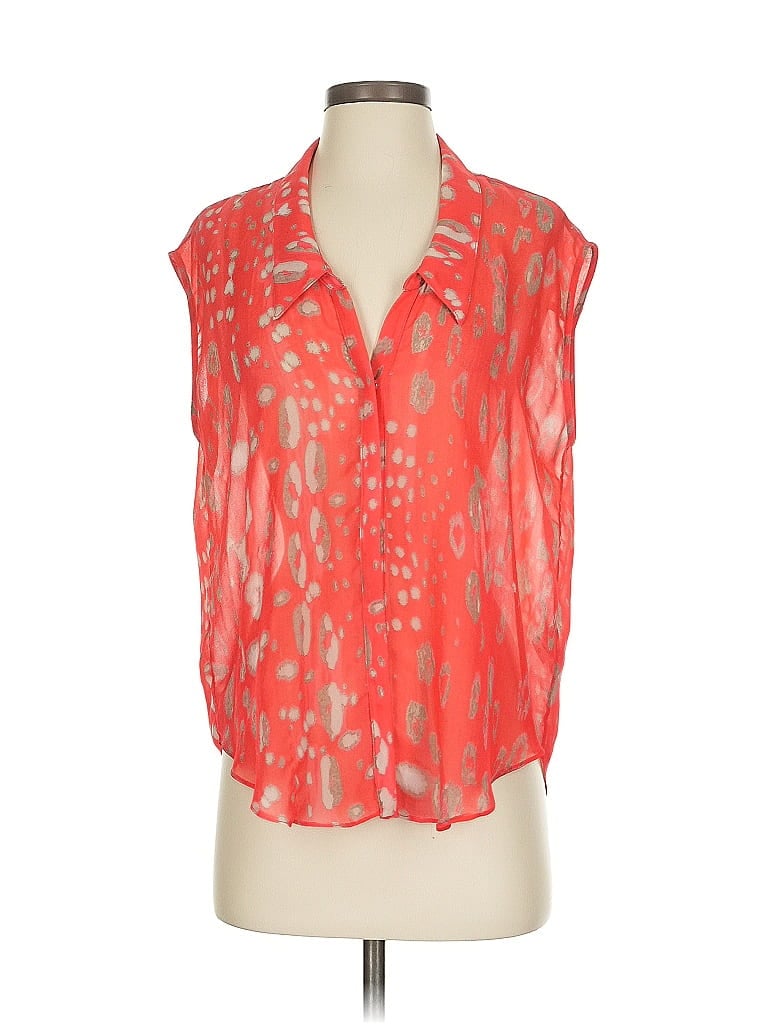 Pre-owned Rory Beca Sleeveless Blouse In Orange